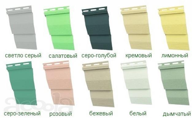 Сайдинг Сайдинг виниловый, цокольный. Фасадные панели. Комплектующие и аксессуары для монтажа.